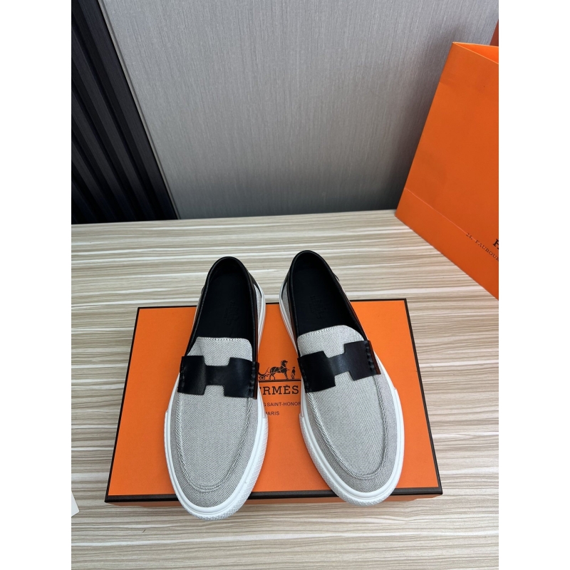 H**mes leather shoes